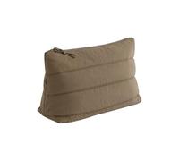 Bagbase Quilted Accessory Case - Earthy Green, Soft Quilted Fabric with Zippered Main Compartment, Recycled Materials, Hidden Zip Lining Access Made for Decoration, Multi-Purpose Pouch