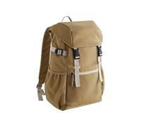 BagBase Ramble Backpack - Desert Sand, 100% Recycled Polyester Travel Backpack with 16" Laptop Sleeve, Multiple Zippered Pockets, Compression Straps & Adjustable Chest Strap, Made for Personalisation