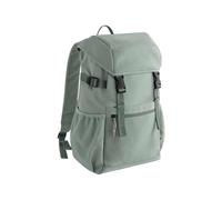 BagBase Ramble Backpack - Dusty Green, 100% Recycled Polyester Travel Backpack with 16" Laptop Sleeve, Multiple Zippered Pockets, Compression Straps & Adjustable Chest Strap, Made for Personalisation