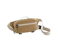 Bagbase Ramble Belt Bag - Desert Sand, Recycled Polyester Travel Belt Bag with Zippered Main & Front Pockets, Internal Key Hook, Compression Straps & Adjustable Webbing Belt Strap, Made for Decoration