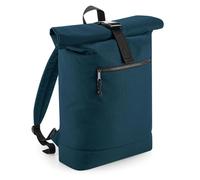 Bagbase Recycled Roll-Top Backpack Mens Womens Rucksack Travel Bag