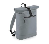 Bagbase Recycled Roll-Top Backpack Mens Womens Rucksack Travel Bag