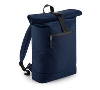 Bagbase Recycled Roll-Top Backpack Mens Womens Rucksack Travel Bag