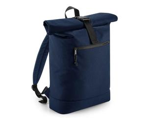 Bagbase Recycled Roll-Top Backpack Mens Womens Rucksack Travel Bag