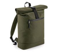 BagBase Recycled Roll-Top Laptop Compartment Backpack