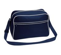 Bagbase Retro Adjustable Shoulder Bag (18 Litres) in Mid Navy Bagbase Mid Navy