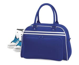 Bagbase Retro Bowling Bag Colour=Black/White Size=O/S