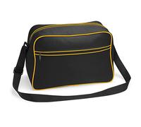 BagBase - Retro Shoulder Bag - Black/Gold