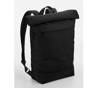 BagBase Roll-Top Backpack - Modern School & Travel Bag, Adjustable Straps