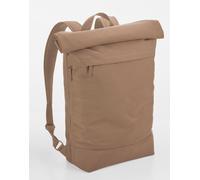 BagBase Roll-Top Backpack - Modern School & Travel Bag, Adjustable Straps