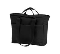 BagBase - Simplicity Tote - Water Repellent Tote with Multiple Pockets - Travel, Gym, Cabin, Travel Essentials, Yoga, Beach, Sports - Contains 100% Recycled Polyester