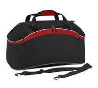 Bagbase Men's Teamwear Sport Holdall Duffle Bag (54 Litres) Pack of 2 in True Black Bagbase True Black One Size