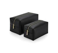 Bagbase Toiletry Bag 23cm x 11cm x 11cm in Black | Size: 23 cm x 11 cm x 11 cm Bagbase Black 23 cm x 11 cm x 11 cm