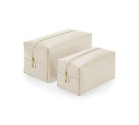 Bagbase Toiletry Bag 23cm x 11cm x 11cm in Natural | Size: 23 cm x 11 cm x 11 cm Bagbase Natural 23 cm x 11 cm x 11 cm