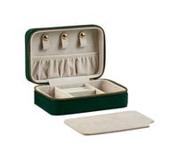 Bagbase Travel Velvet Jewellery Box Dark Emerald (One Size)