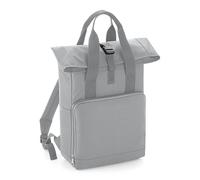 BagBase TWIN HANDLE ROLL TOP BACKPACK Men Women Rucksack School Travel Trend Bag