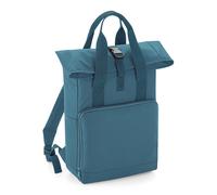 BagBase TWIN HANDLE ROLL TOP BACKPACK Men Women Rucksack School Travel Trend Bag