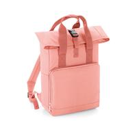 BagBase TWIN HANDLE ROLL TOP BACKPACK Men Women Rucksack School Travel Trend Bag