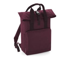 Bagbase Twin Handle Roll-Top Backpack Mens Womens Rucksack Travel Bag