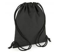 Bagbase Unisex Adult 15L Drawstring BagOne Size Black RW7769