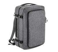 (One Size, Grey Marl) Bagbase Unisex Adult 40L 2 Wheeled Cabin Bag