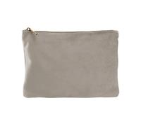 Bagbase Velvet Cosmetic Case 30cm x 20cm in Moonstone | Size: 30 cm x 20 cm Bagbase Moonstone 30 cm x 20 cm
