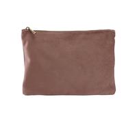 Bagbase Velvet Cosmetic Case 30cm x 20cm in Rose Quartz | Size: 30 cm x 20 cm Bagbase Rose Quartz 30 cm x 20 cm