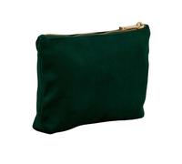 Bagbase Velvet Pouch in Dark Emerald | Size: Small