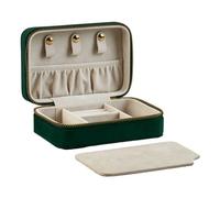 Bagbase Velvet Travel Jewellery Box Dark Emerald (One Size)