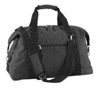 BagBase - Vintage Canvas Weekender - Padded hand grip - Vintage Black, Medium