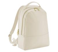 Bagbase Women's Boutique Leather-Look PU Backpack in Natural Bagbase Natural