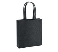 Bagbase Women's Felt Tote Bag in Charcoal Bagbase Charcoal One Size