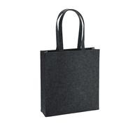 Bagbase Women's Felt Tote Bag in Charcoal Bagbase Charcoal One Size
