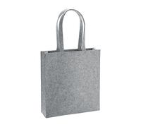 Bagbase Women's Felt Tote Bag in Grey Bagbase Grey One Size