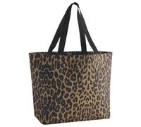 Bagbase Women's Leopard Print Tote Bag Bagbase Multicolor One Size