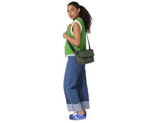 Bagbase Women's Minimal Lifestyle Mini Messenger Bag in Green Bagbase Green
