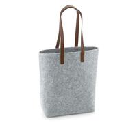 Bagbase Women's Premium Felt Tote in Pale Grey Bagbase Pale Grey One Size