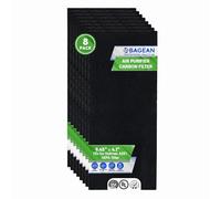 Bagean Activated Carbon Pre Filter 9.5" x 4.1" Compatible with Bionaire & Holmes AER1 Filter Replacement - Fits AER 1 HEPA Holmes Air Purifier Filters - Removes Odors and Freshen the Air (8-Pack)
