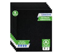 Bagean Activated Carbon Pre Filter A Replacement - Compatible with Honeywell HPA300 Air Purifier Series - Fits Honeywell HPA300 Prefilter A - Air Filters Absorb Odors and Freshen Your Home (6-Pack)