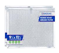 Bagean Stove Hood Vent Filter 9.87" x 11.62" 97007894 Compatible with Broan Range Hood Filter Replacement - Fit's Nutone Kitchen Exhaust Fan Filter Screen - Blocks Grease & Filters Oven Air (2-Pack)