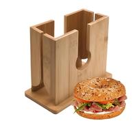 Bagel Cutter - Non Slip Effortless Safe Easy to Clean - Bagel Holder for Kitchenware, for Home, Cafe, Restaurant, Dorm, Cafe, Apartment, Des