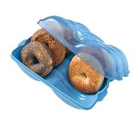 Bagel Fresh Container - 6 Fresh Bagel Keeper & Airtight Storage Container - Keep it Fresh - BPA Free Quality