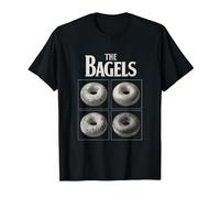 Bagel Lover Bakery Baked Goods Donut Bread Bagel Maker T-Shirt, Men, Black, XX-Large