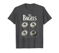 Bagel Lover Bakery Baked Goods Donut Bread Bagel Maker T-Shirt, Men, Dark Heather Grey, Large