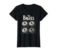 Bagel Lover Bakery Baked Goods Donut Bread Bagel Maker T-Shirt, Women, Black, XX-Large