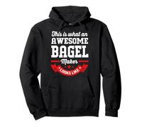 Bagel Maker Bakery Jewish Bread Funny Baker Pullover Hoodie