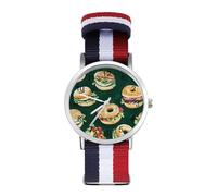 Bagel Sandwiches Fashion Watches Men Women Wrist Watch Outdoor Sports
