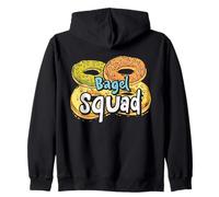 Bagel Squad Stuff for Bagel Lover | Food Bagel Zip Hoodie