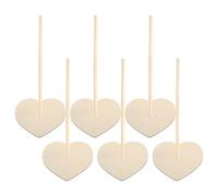 Bagel Stand with Heart-Shaped Base Space-Saving Stand Pack of 6 Doughnut Holders for Dessert Table for Birthday Wedding New Year Brunch Family Reunion