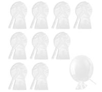 Bagentry 10 Pieces 39.37 In Bobo Balloons for Stuffing, Large Pre-stretched Clear Balloons Bubbles Extra Wide Mouth for Wedding Birthday Valentine’s Day Christmas Anniversary Party Decorations